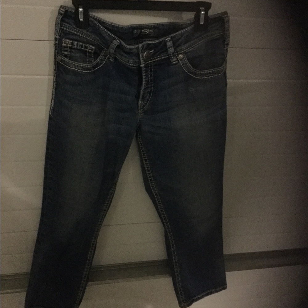 Silver jeans